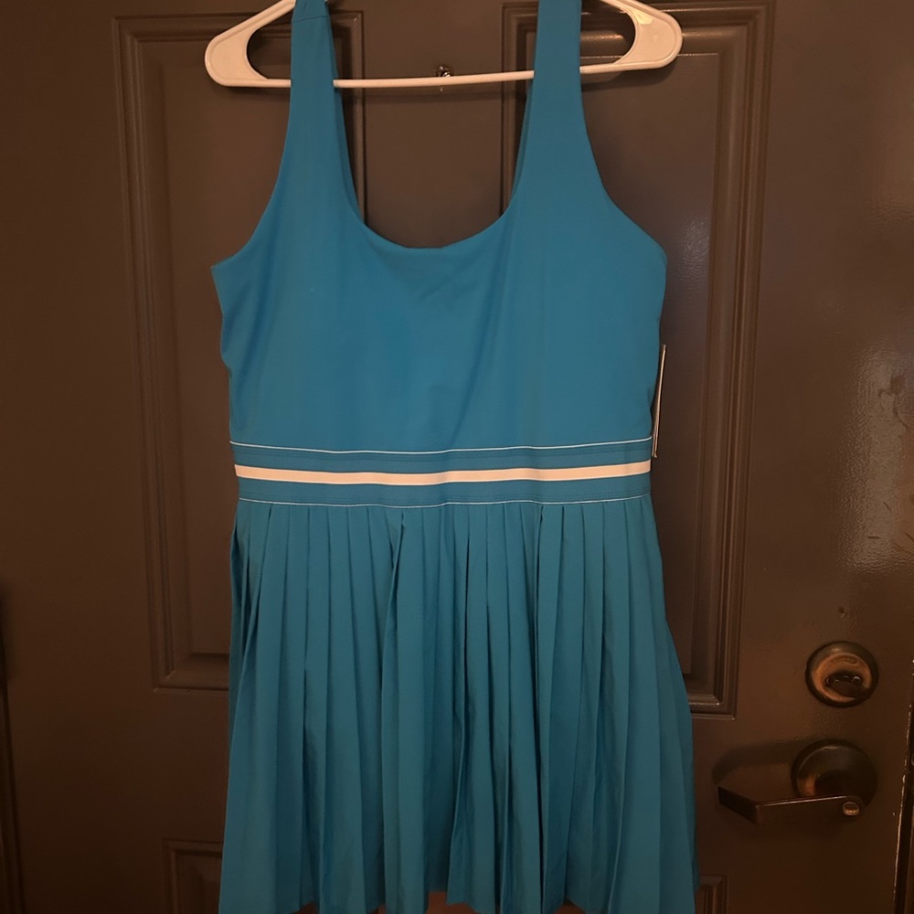 Blue tennis dress